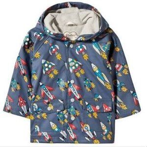 HATLEY WATERPROOF RAINCOAT - ROCKETS PRINT - Size 7